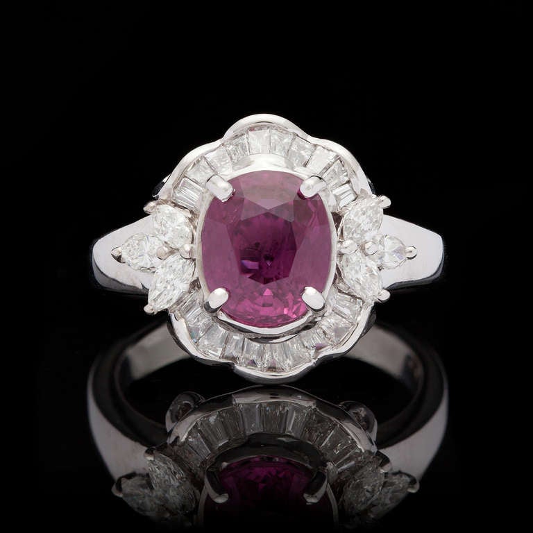 purple ruby ring