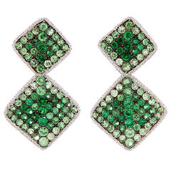 Salavetti Tsavorite Gold Earrings 6