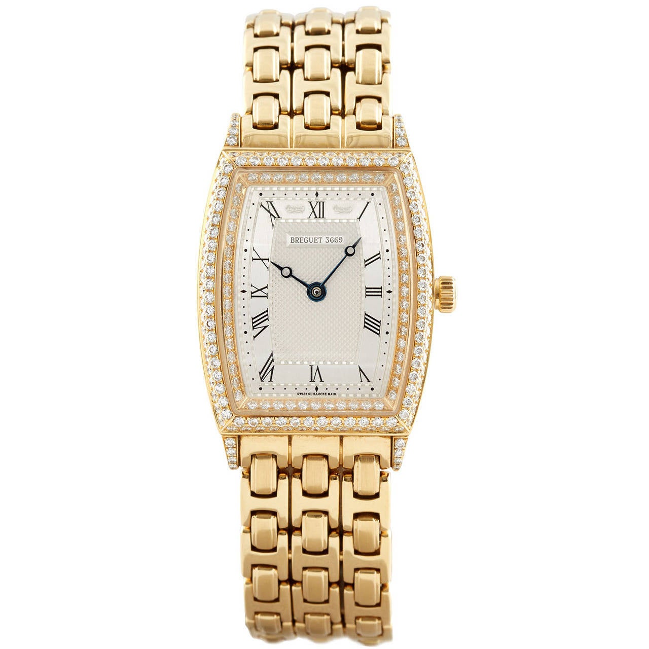 Breguet Lady's Yellow Gold Diamond Wristwatch