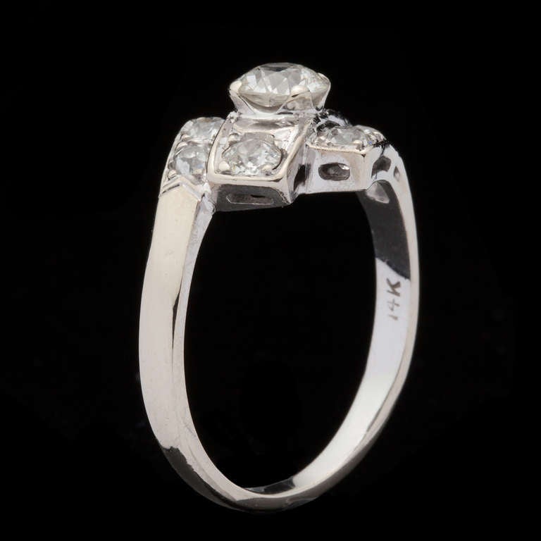 Women's Diamond Art Deco Ring