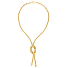 Vintage Lalaounis Gold Lion’s Head Necklace