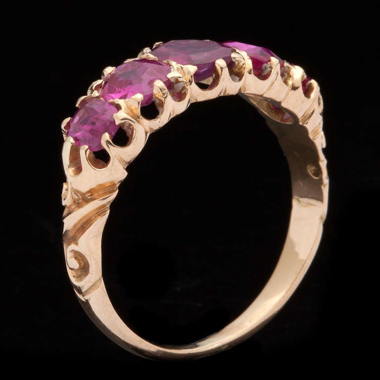 Women's Victorian Ruby Ring