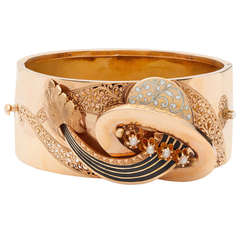 Decorative Victorian Bangle Bracelet