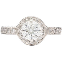 Colorless and Internally Flawless Diamond Ring