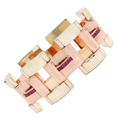 Vintage Saks Fifth Avenue Oversized Link Bracelet
