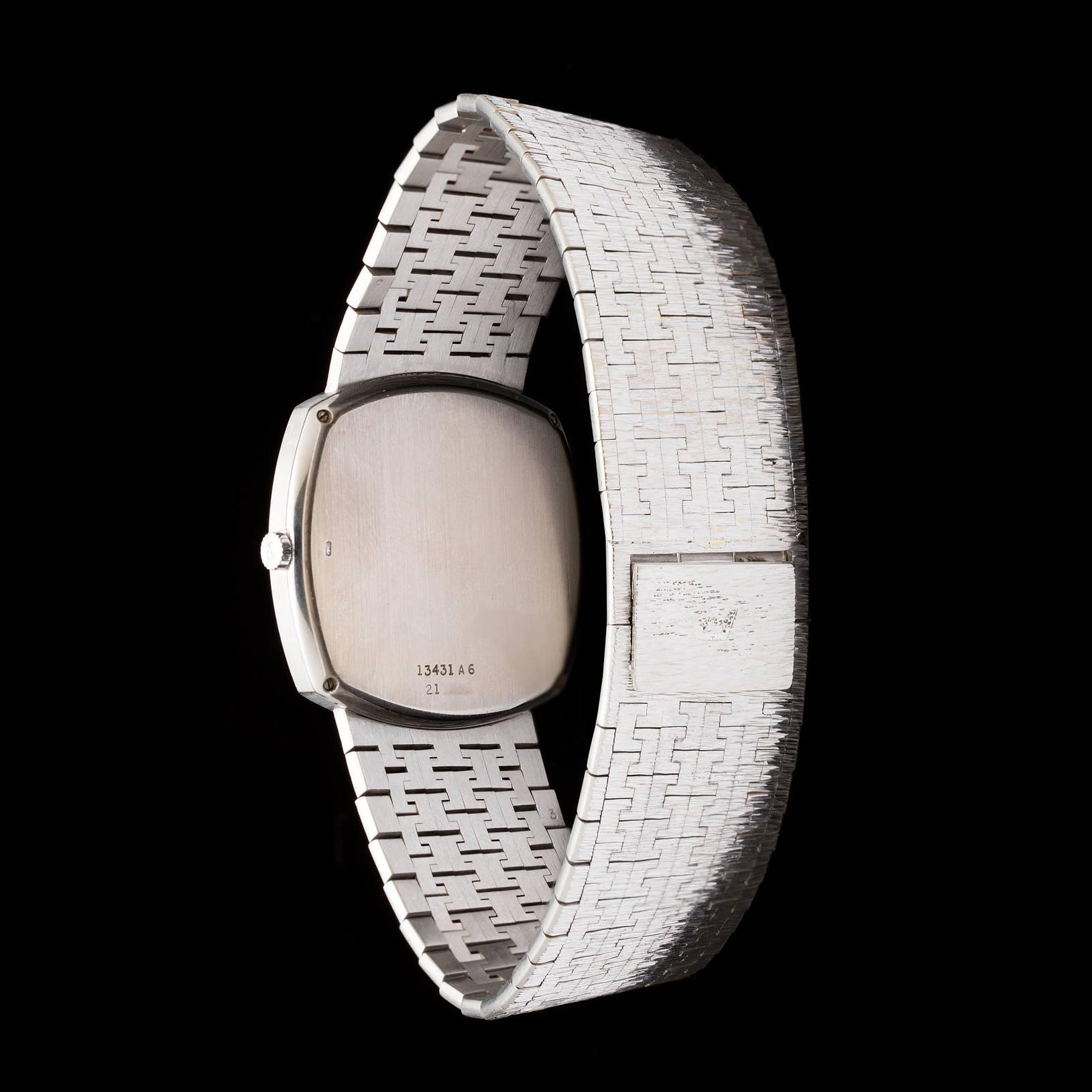 Piaget White Gold Watch, circa 1970s In Excellent Condition In San Francisco, CA