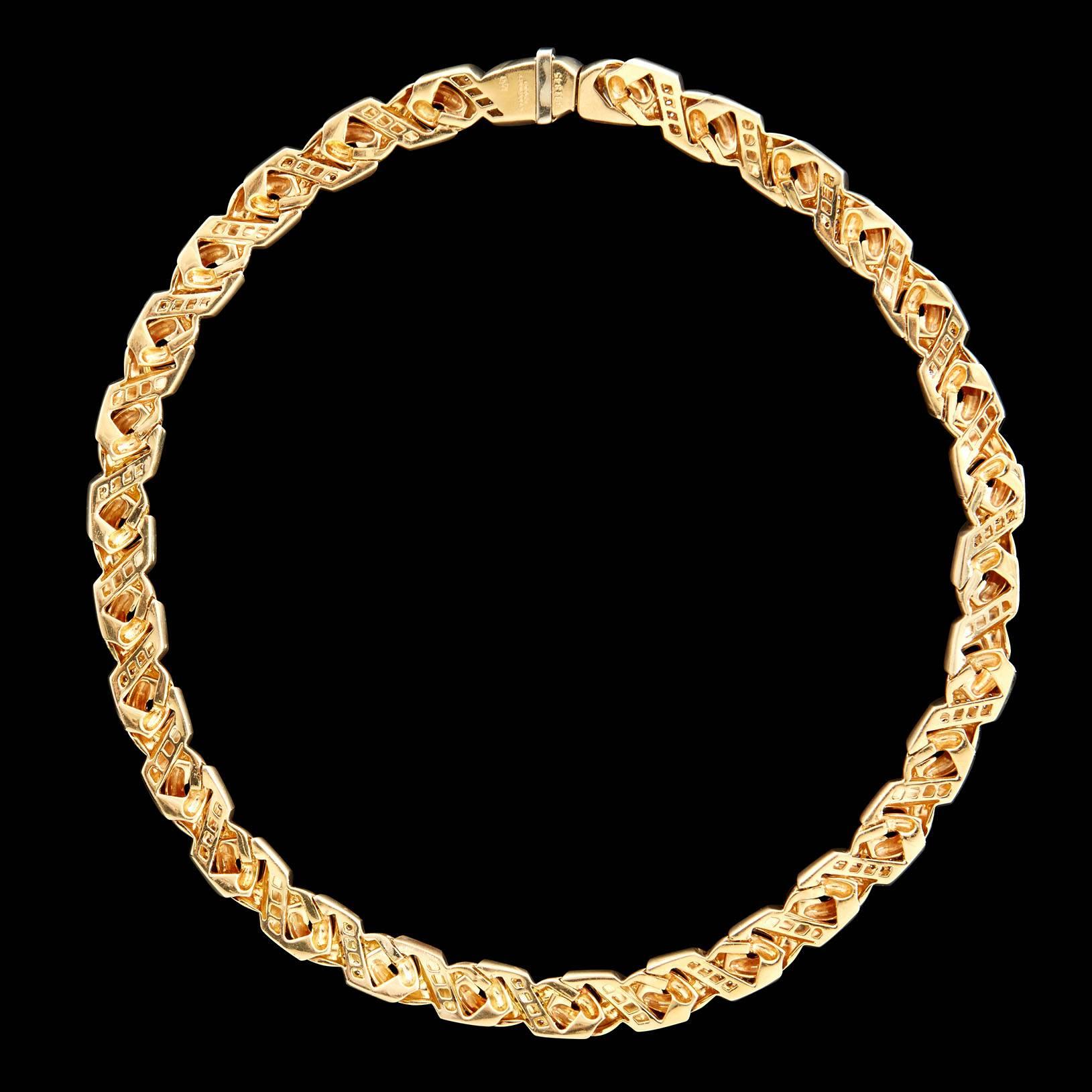 Women's Chaumet Diamond Gold Necklace