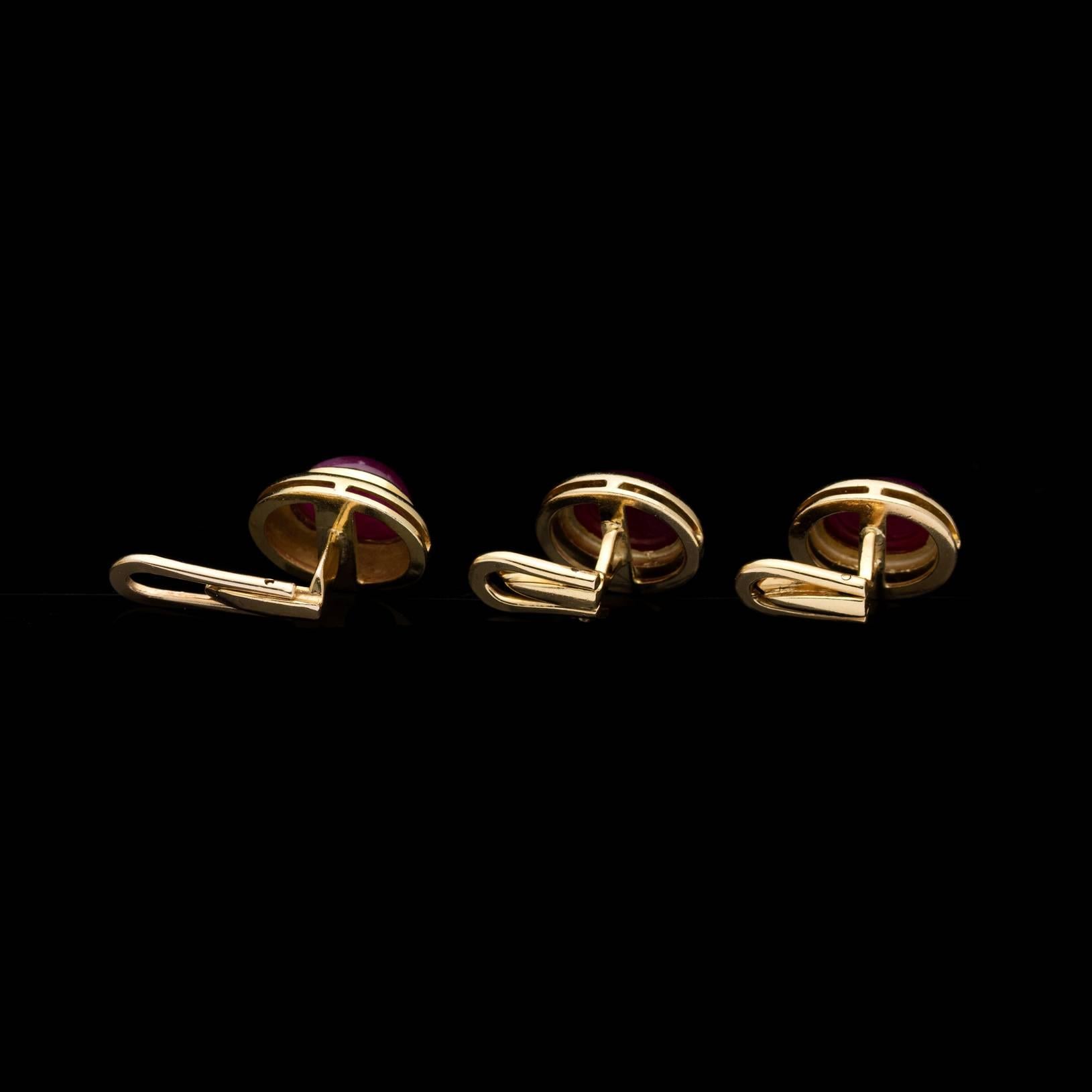 sapphire shirt studs