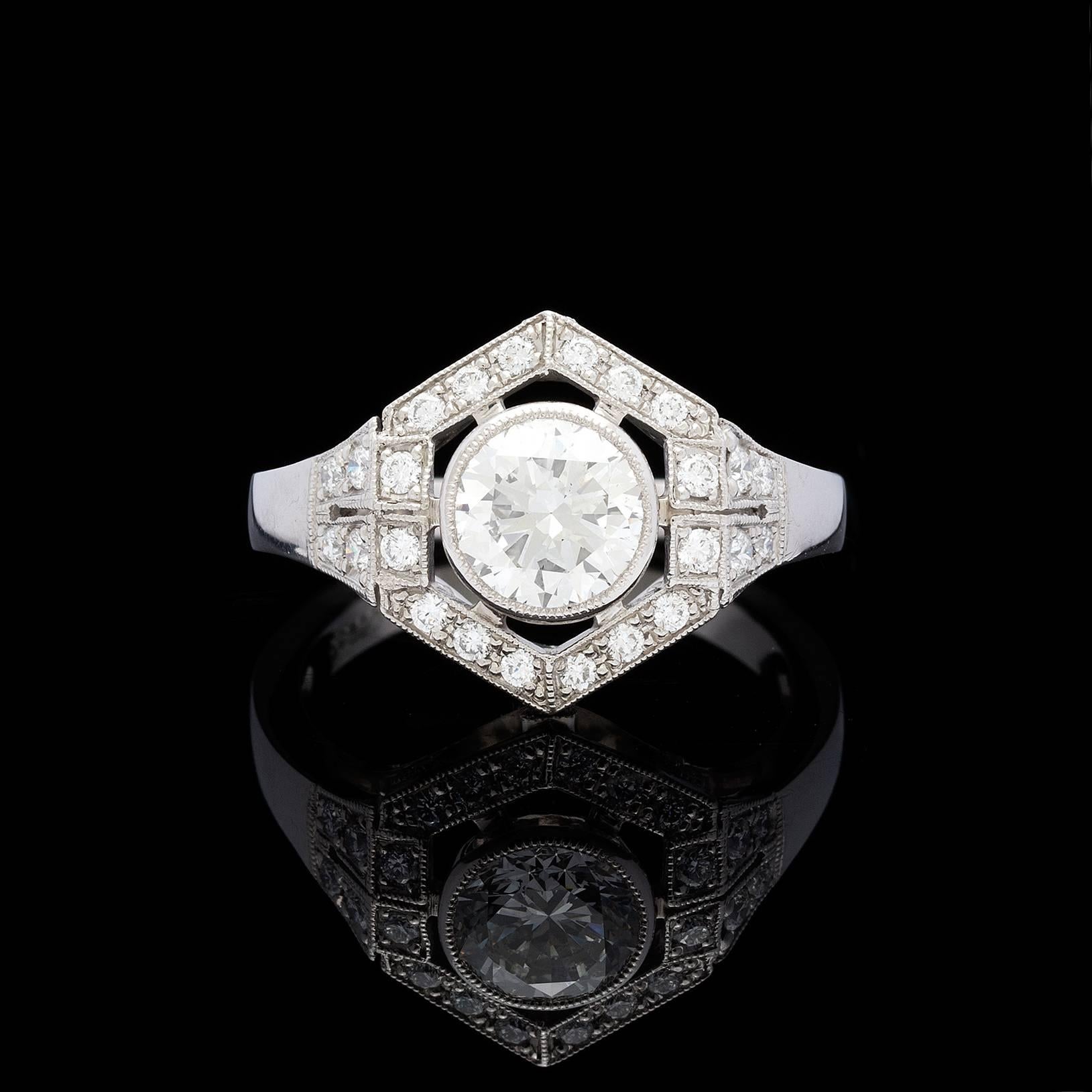 1.18 carat diamond ring