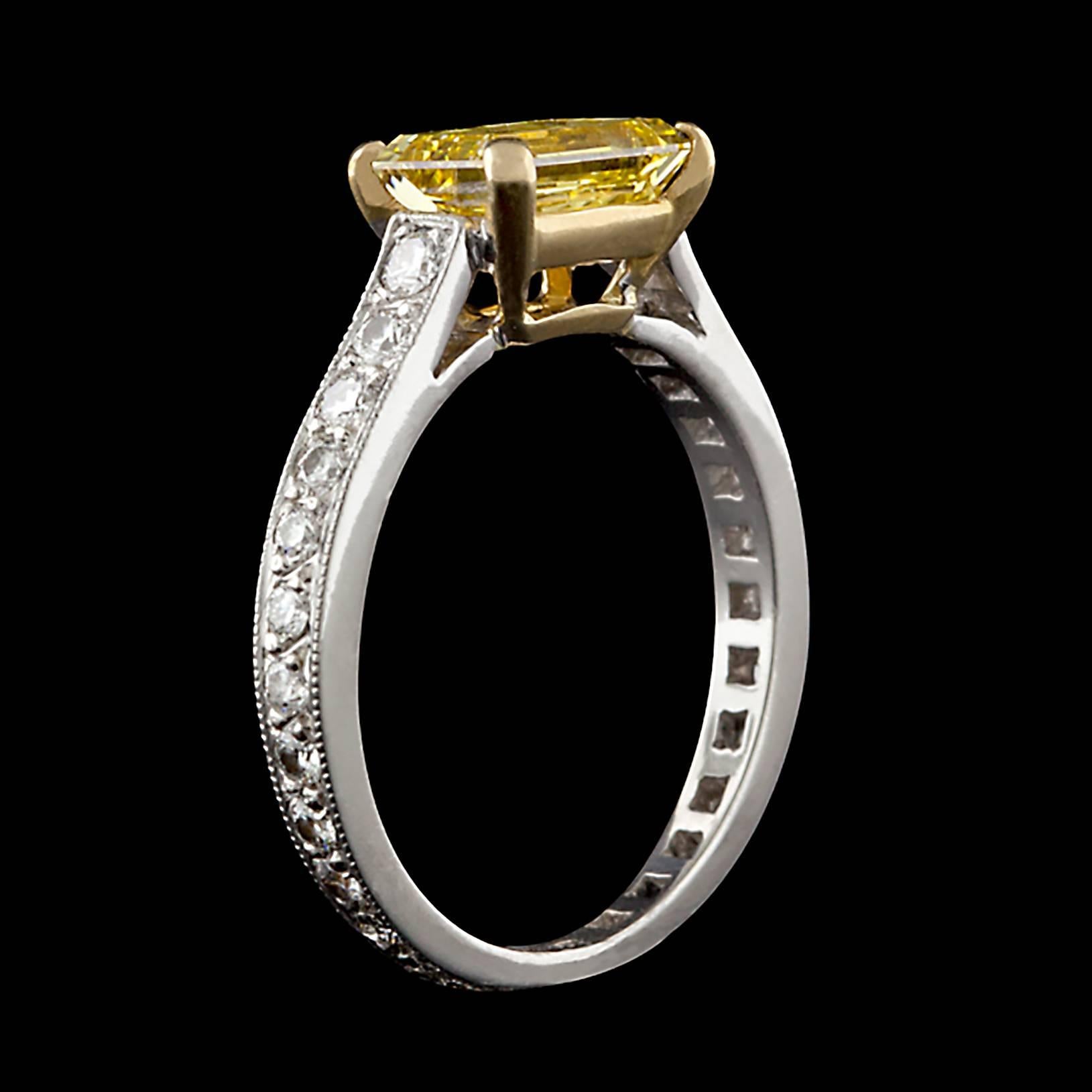 graff yellow diamond ring price