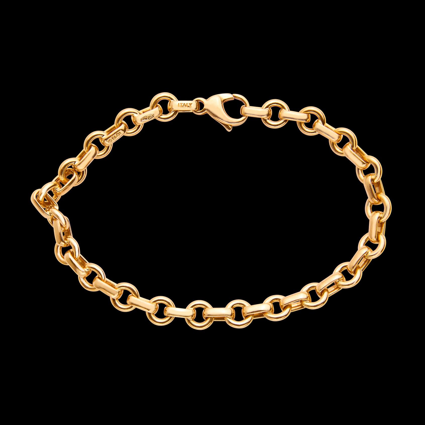 Golding & Co. Link Link Link en or 18k Excellent état - En vente à San Francisco, CA