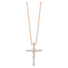 Mozafarian Diamond Cross Pendant