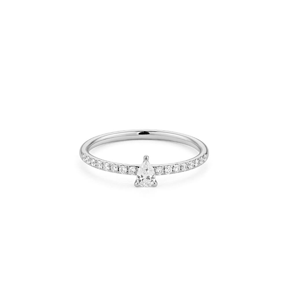 Artisan Bandeau Mozafarien en diamant poire en vente
