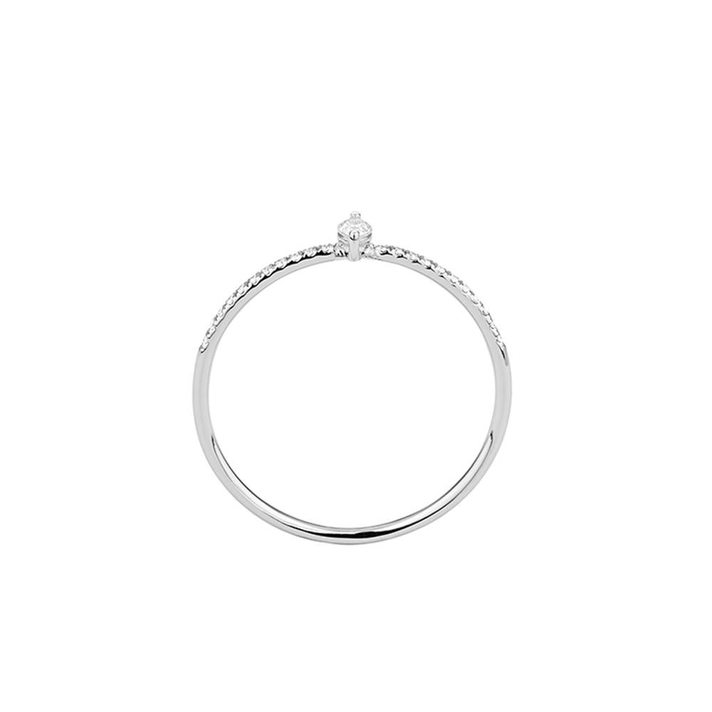 Artisan Bague Mozafarian en diamant taillé en marquise en vente
