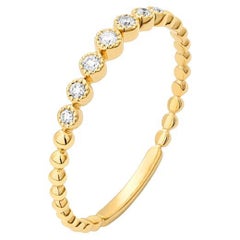 Mozafarian Beaded Diamond Ring