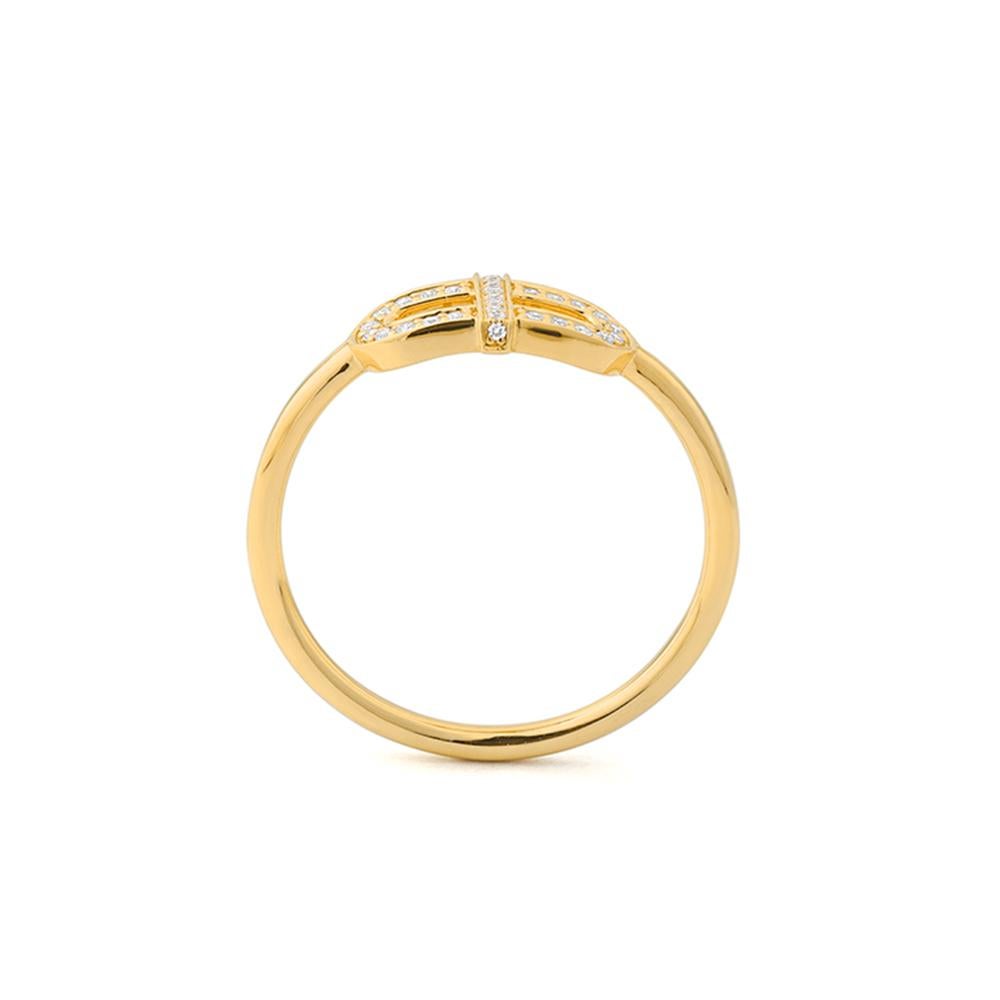 Artigiano Anello geometrico con diamante Mozafarian in vendita