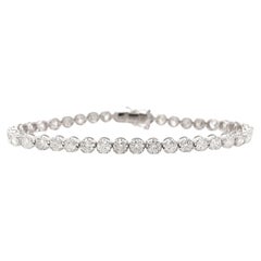 18CT White Gold 5.00ct Diamond Tennis Bracelet