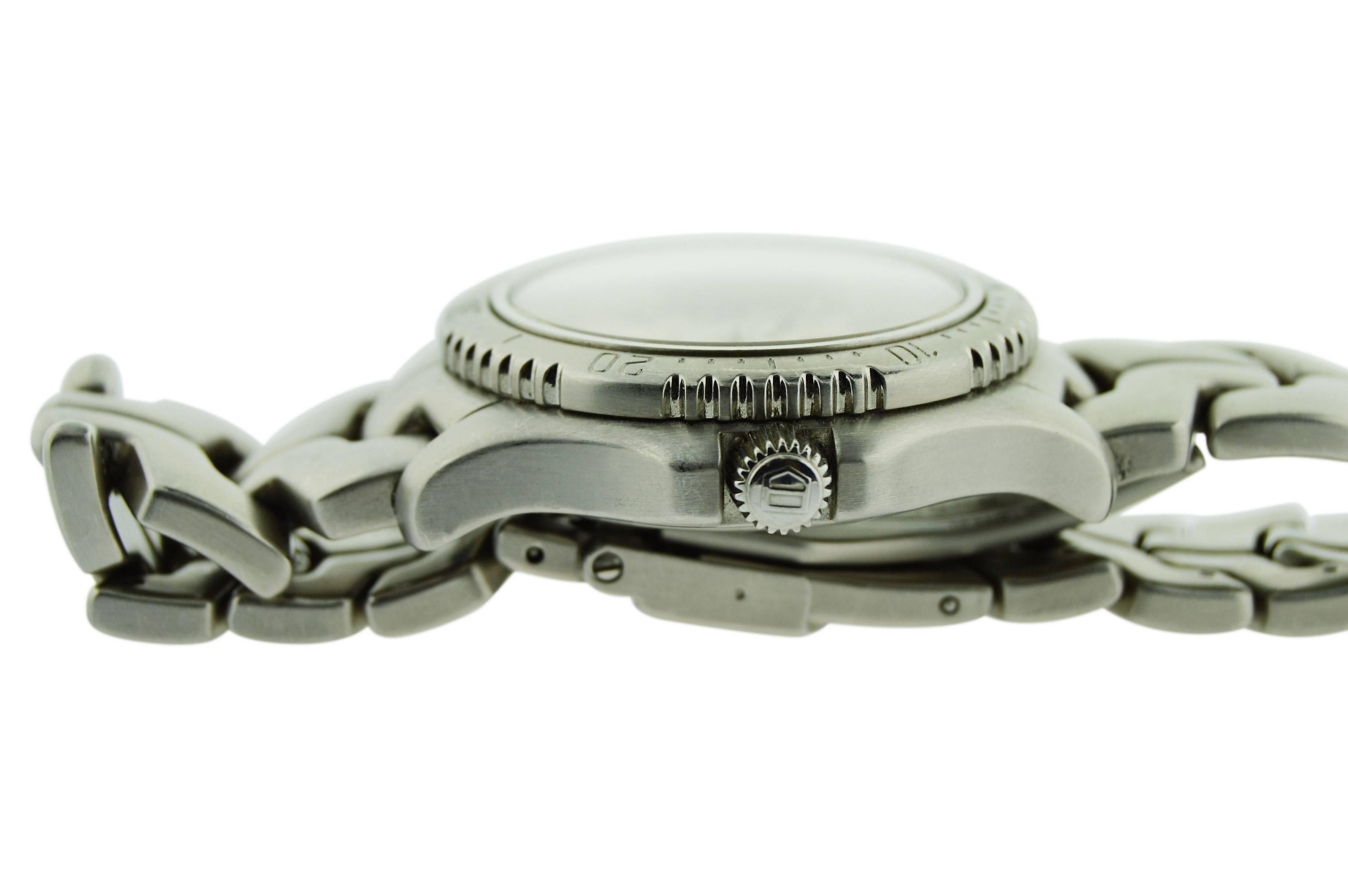 Tag Heuer Stainless Steel Professional Series Quartz Wristwatch 1