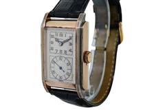 J. E. Caldwell Yellow Gold Sterling Silver Doctors Hand Constructed Watch