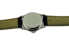 Longines Stainless Steel Sweep Seconds Military Style Wristwatch