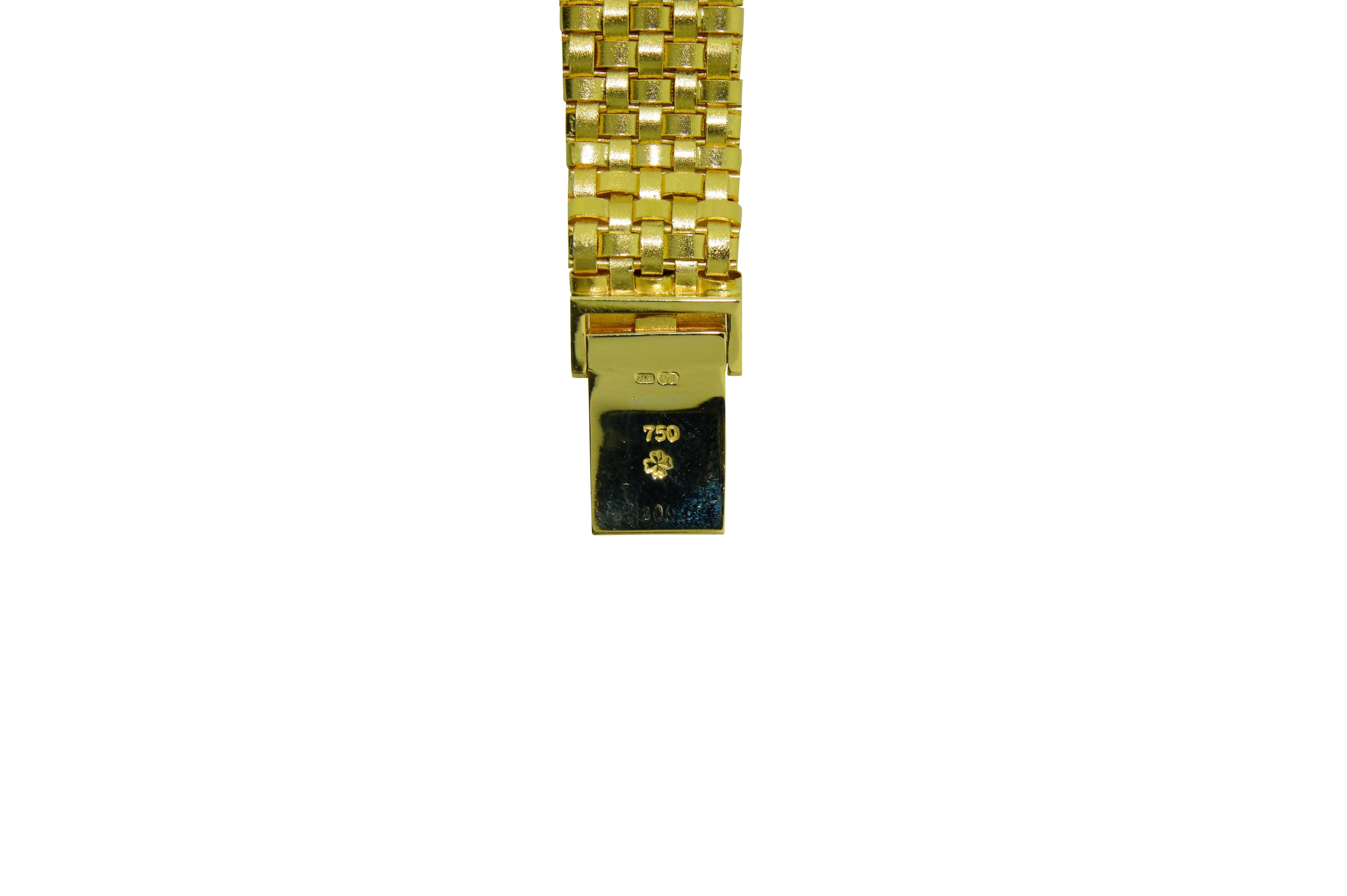 Rolex Ladies Yellow Gold Cellini Series Manual Winding Bracelet Watch In Excellent Condition In Long Beach, CA