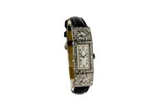 Tiffany & Co. Ladies Platinum Art Deco Manual Winding Dress Watch