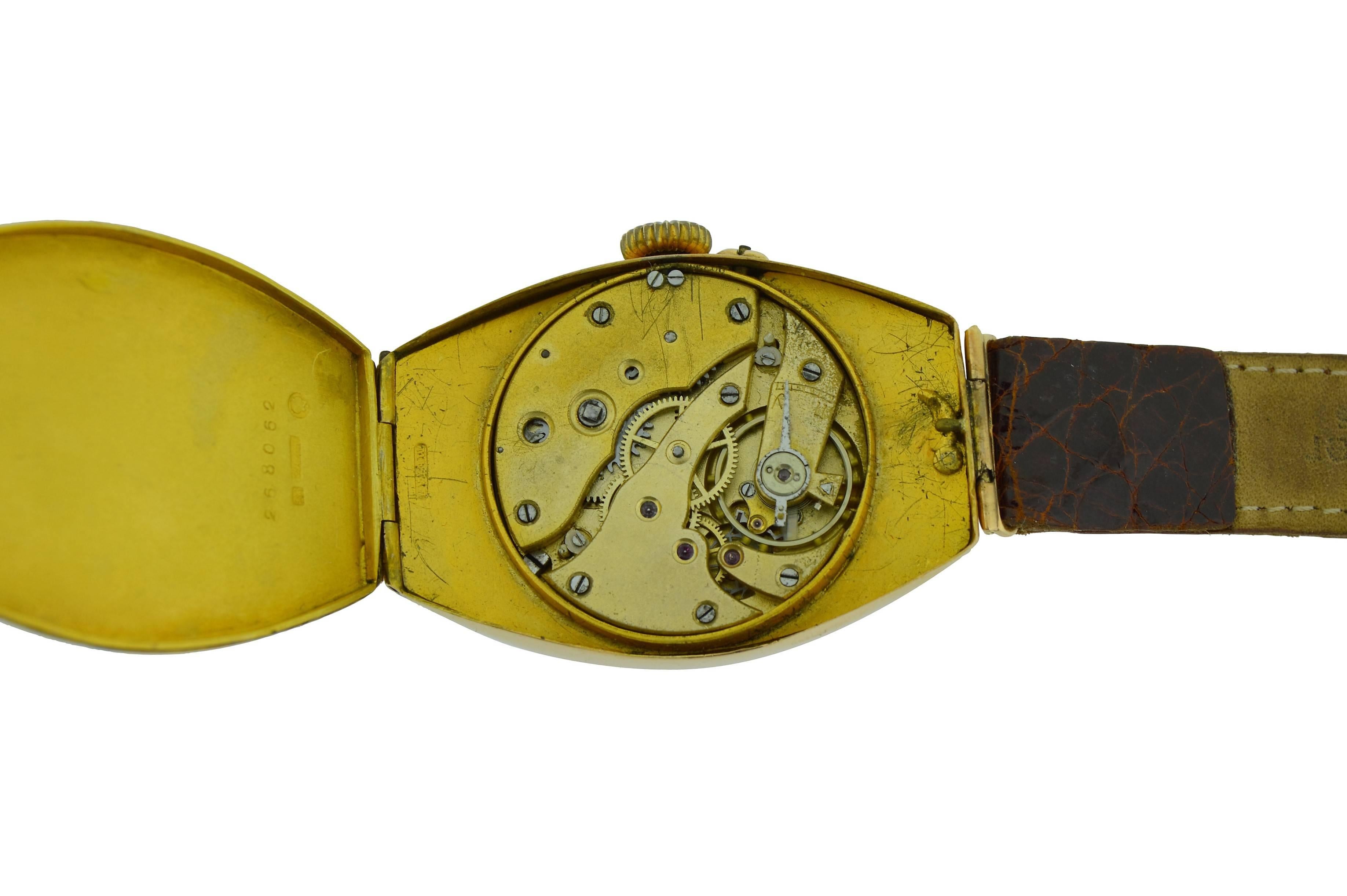 Pavel Buhre Yellow Gold Russian Style with Presentation Back Manual Watch 1