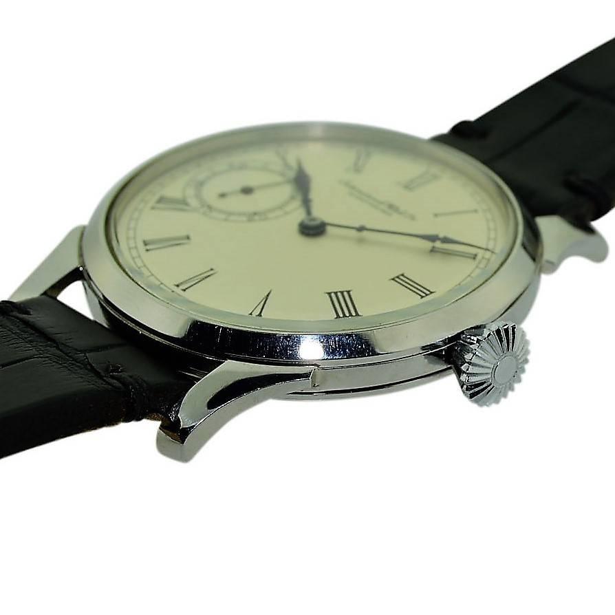 I.W.C. Schaffhausen Stainless Steel Oversized Pocket Watch 2