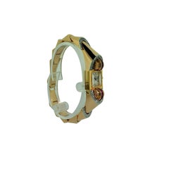 Bueche Girod Ladies Rose Gold Diamond Ruby Art Deco French Cocktail Wristwatch