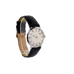 LeCoultre by Vacheron Constantin White Gold Hebrew Inscription Manual Watch