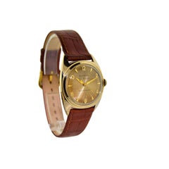 Bulova Yellow Gold Filled Art Deco Automatic Watch, 1950