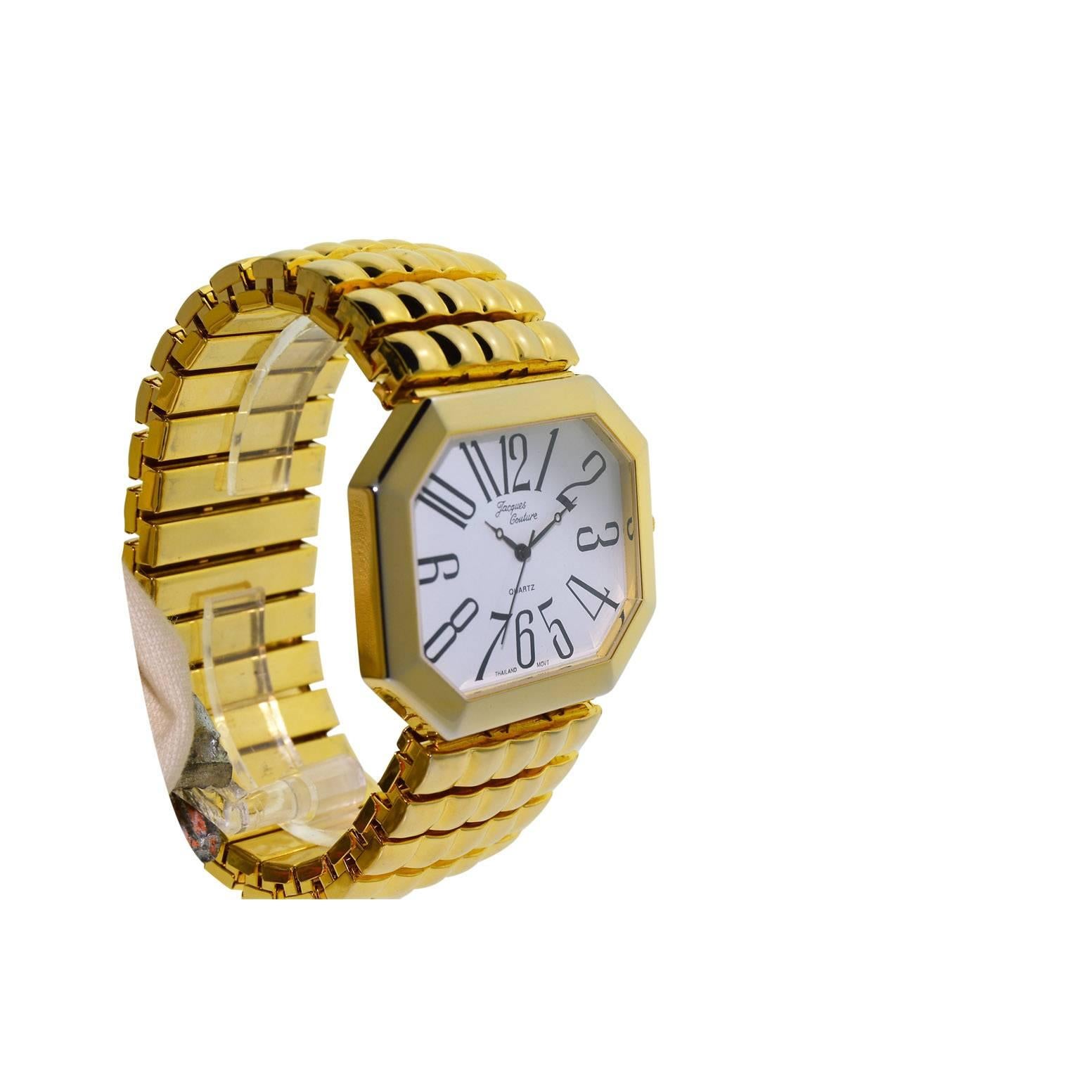 jacques couture watch quartz