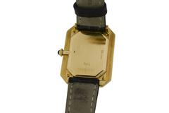 Cartier Lady's Yellow Gold Picture Frame Wristwatch