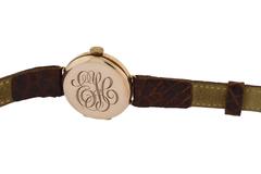 Rolex Wilsdorf and Davis Ladies Yellow Gold Wristwatch