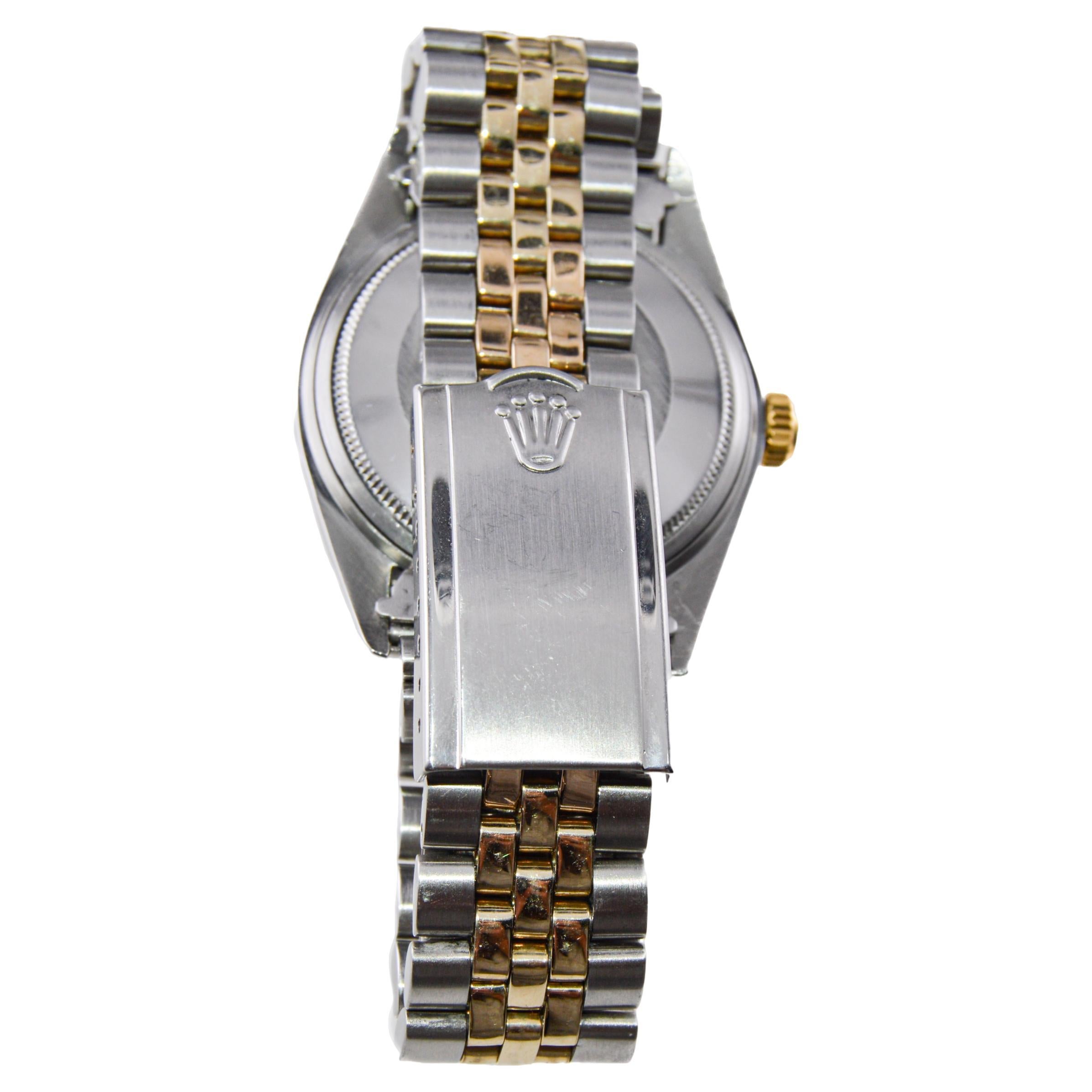 oyster perpetual datejust two tone