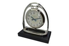 S.Nordlinger from Los Angeles Equestrian Style Art Deco Dual Face Clock