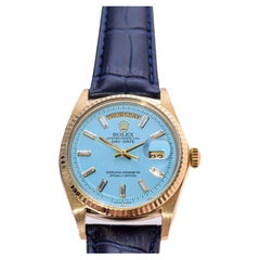 Rolex 18Kt. Yellow Gold Man's President One Owner Watch from 1970's