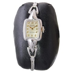 Used Gruen Gold-Filled Art Deco Ladies Watch with Original Dial and Bracelet 