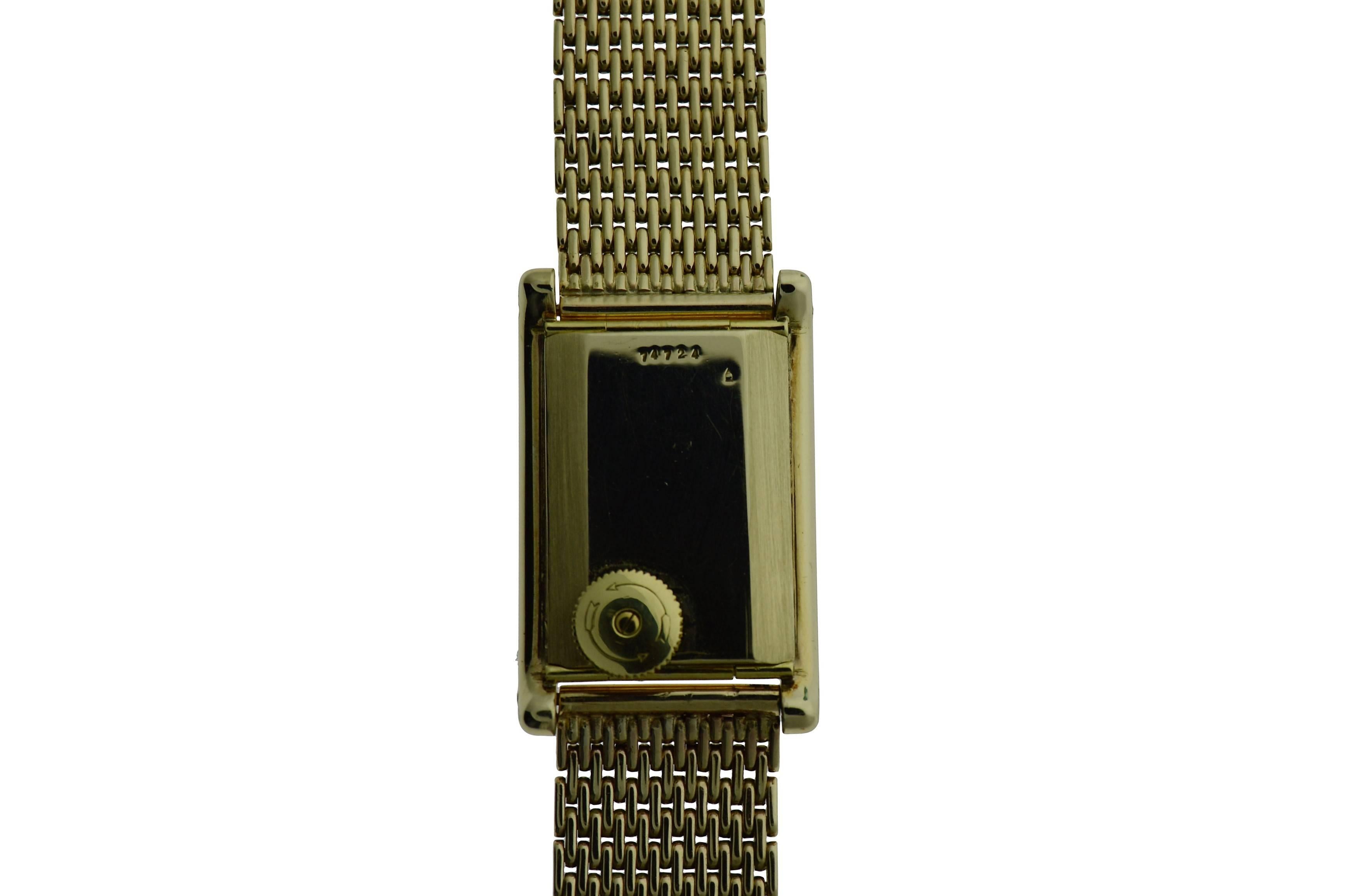 !930s Le Coultre 9K Gold Wrist Watch In Excellent Condition In Long Beach, CA