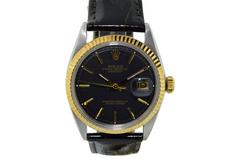 Rolex Yellow Gold Stainless Steel Datejust Automatic Wristwatch Ref 1601, 1969