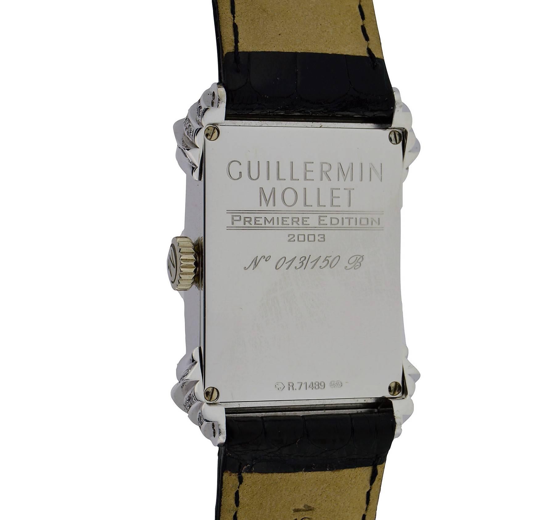 Moderniste Montre-bracelet Guillermin Mollet 