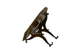 Tilden Thurber Stone and Metal Art Deco Desk Clock