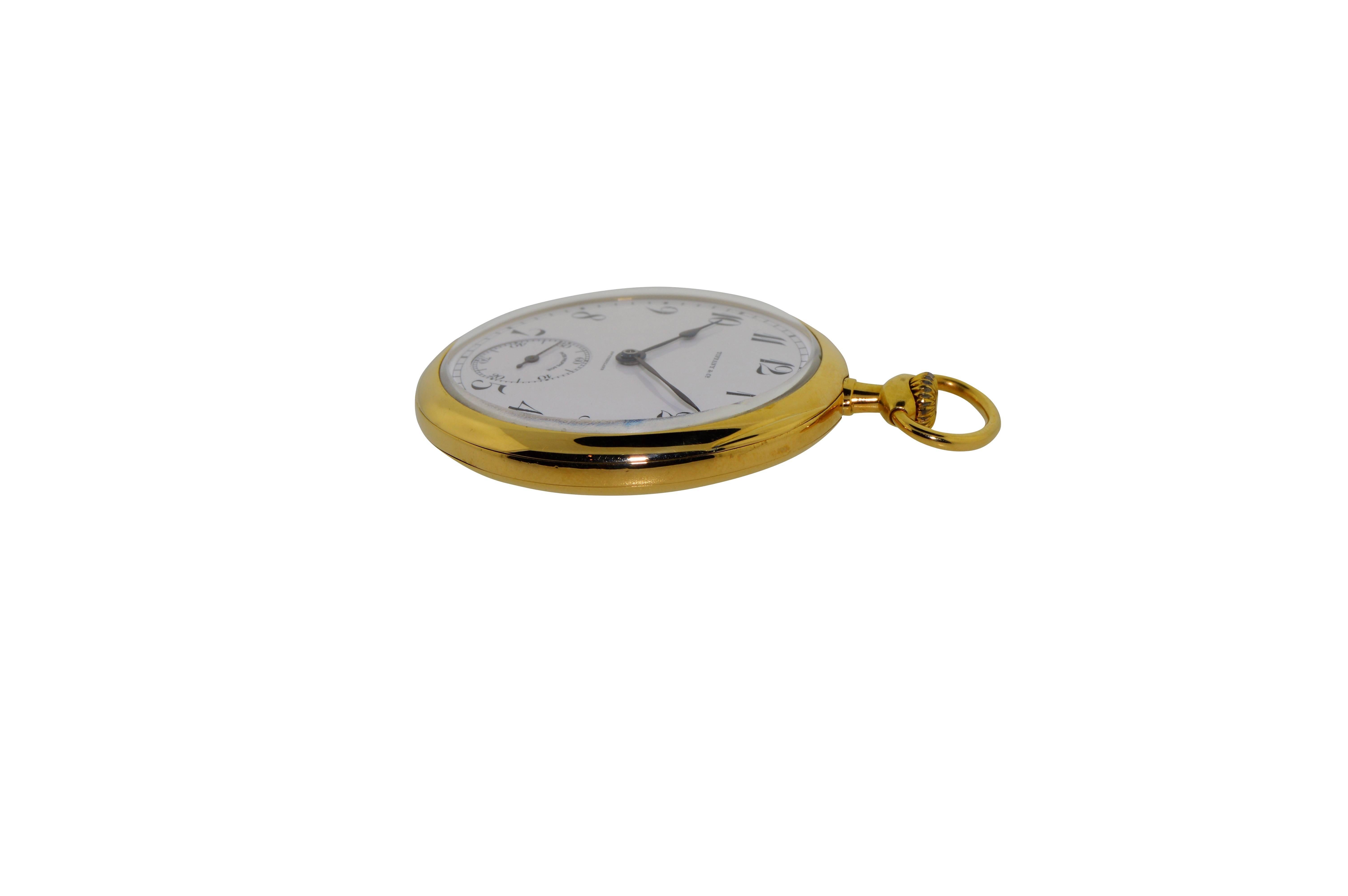 tiffany pocket watch serial numbers