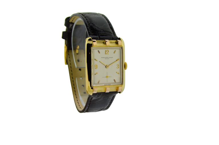 Audemars Piguet Yellow and Rose Gold Art Deco Watch For Sale at 1stDibs