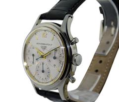 Heuer für Abercrombie & Fitch Edelstahl-Dreiregister-Chronographenuhr