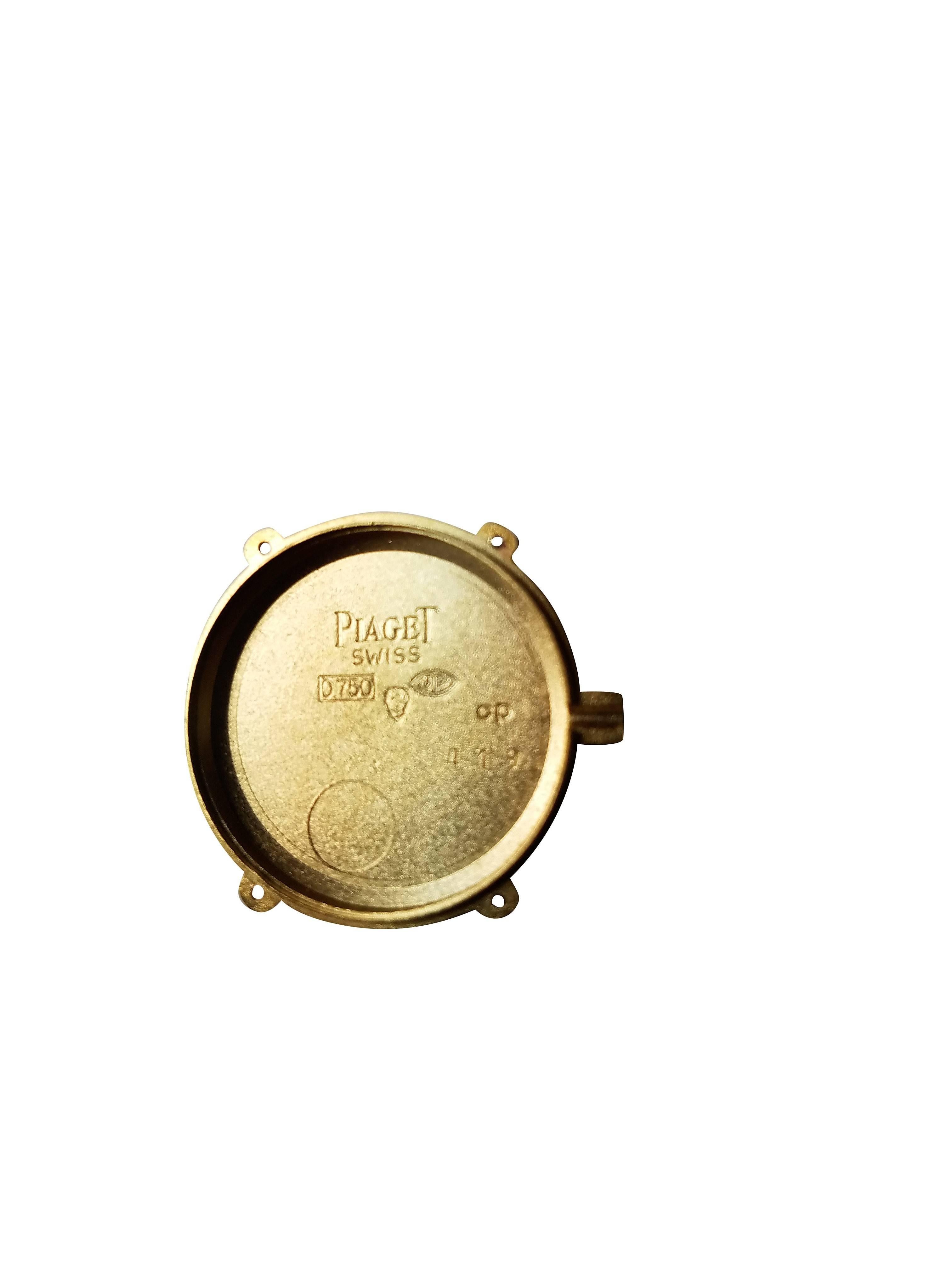 Piaget Ladies Yellow Gold Lapis Lazuli Bracelet Watch 4