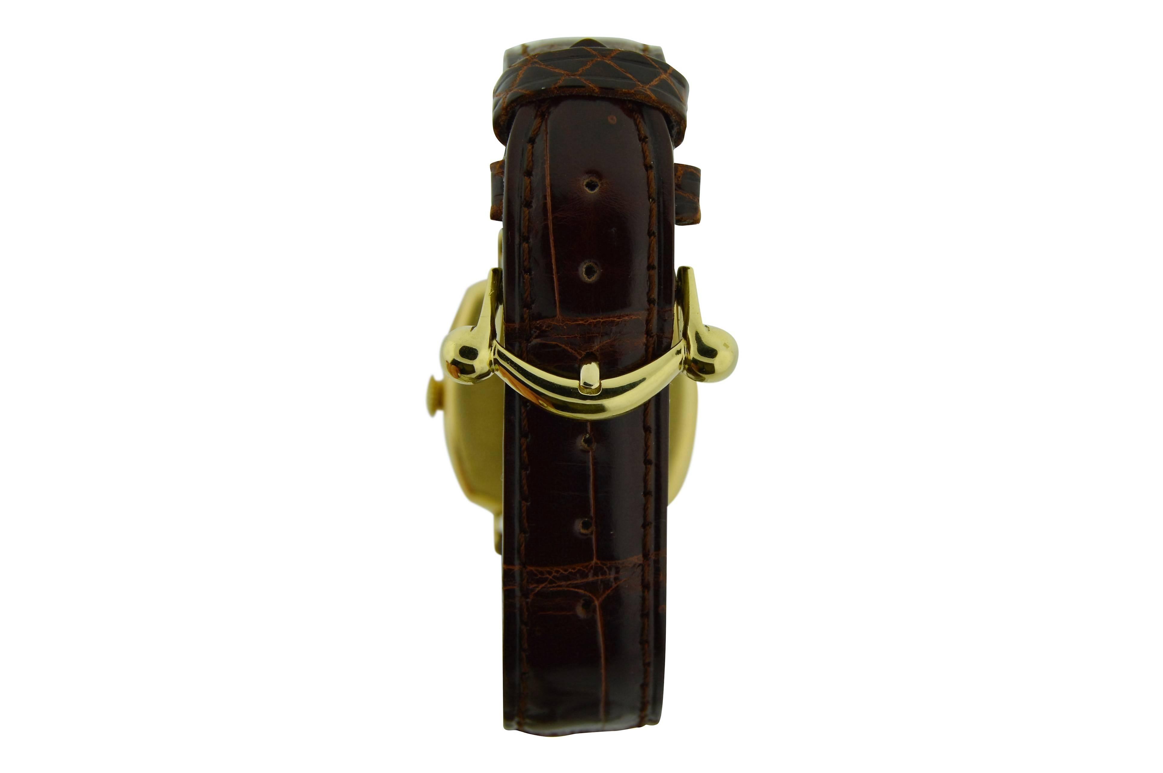 Patek Philippe Yellow Gold Art Deco Cushion Wristwatch In Excellent Condition In Long Beach, CA
