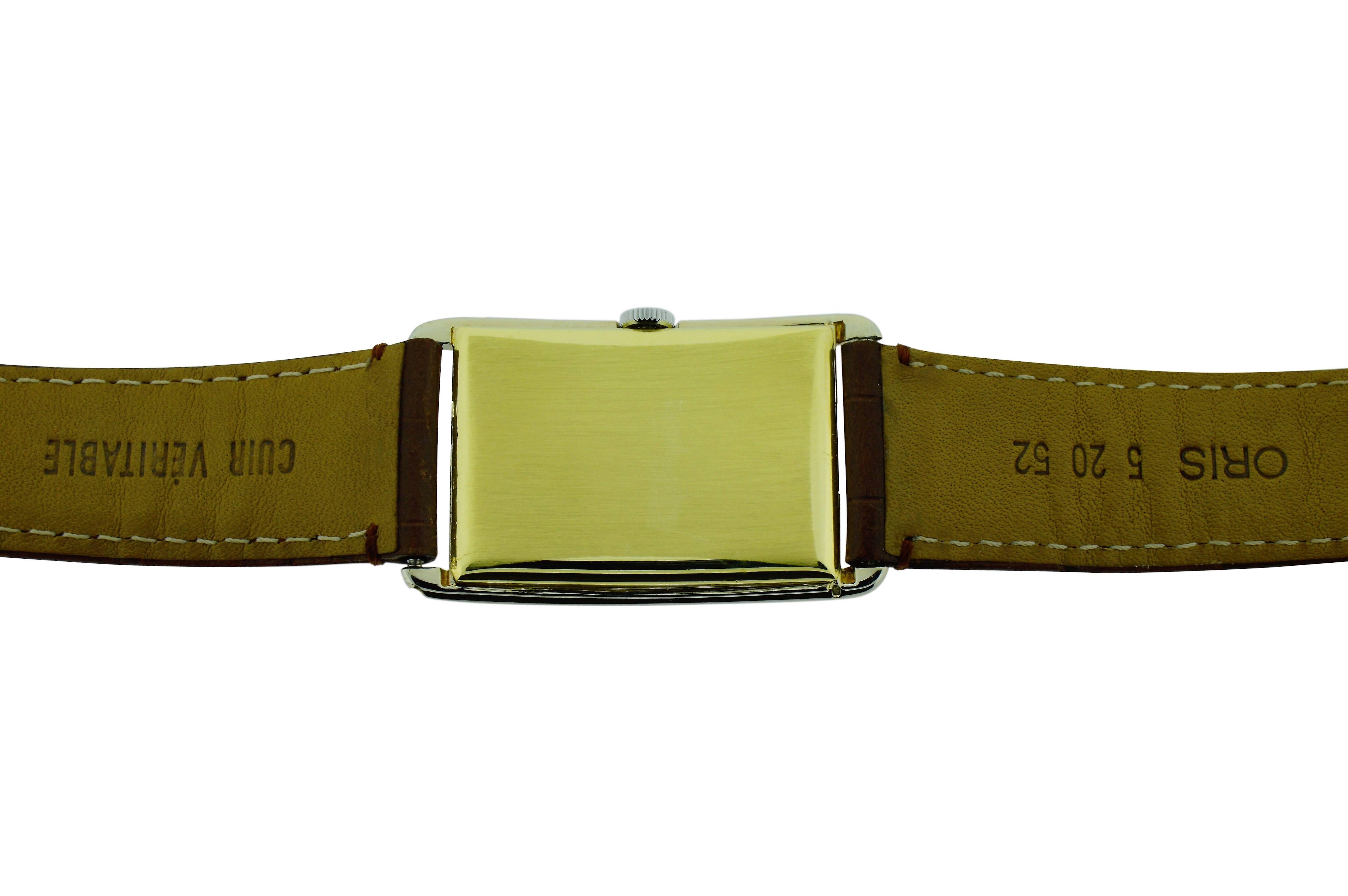 Shreve & Co. Yellow and White Gold Art Deco Manual Wind Watch In Excellent Condition In Long Beach, CA