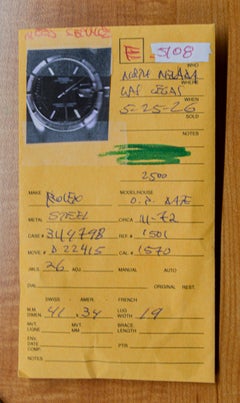 Rolex Steel Oyster Perpetual Date with Rare Machined Bezel circa 1970's