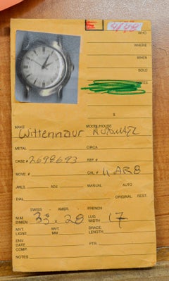 Wittnaur Art-Déco-Uhr aus Gelbgold-Filled